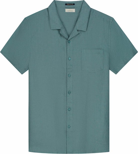 Dstrezzed Ds_colter Resort Shirt Heren - Vrijetijds blouse - Groen - Maat L