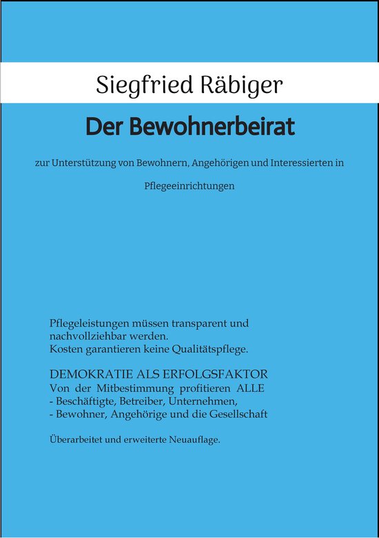 Der Bewohnerbeirat - cover