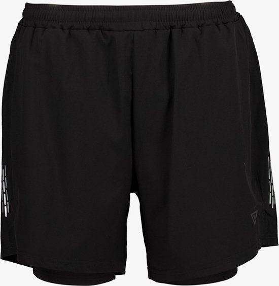 Osaga heren hardloopshort zwart - Maat L