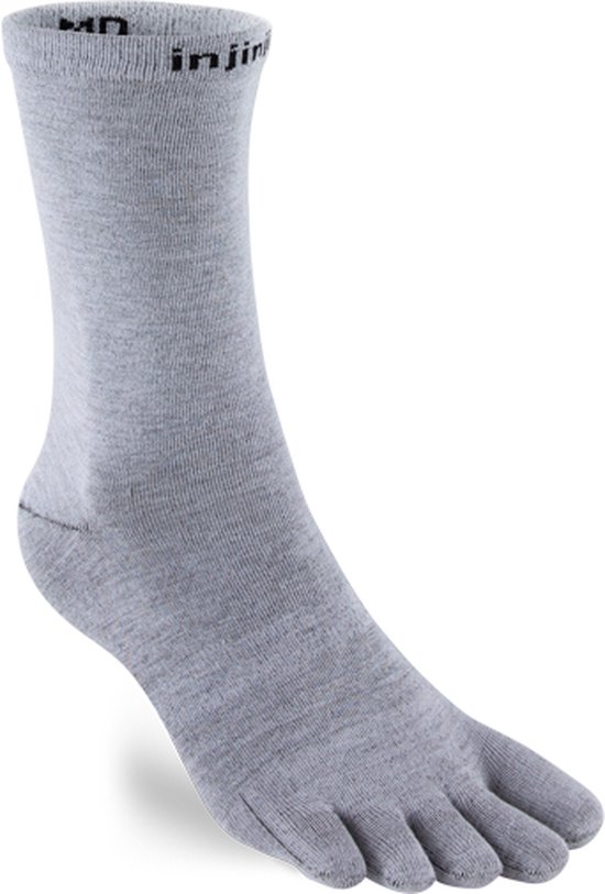 Injinji Everyday Crew Coolmax Teensokken 060270 heather-gray XL=47,5-50