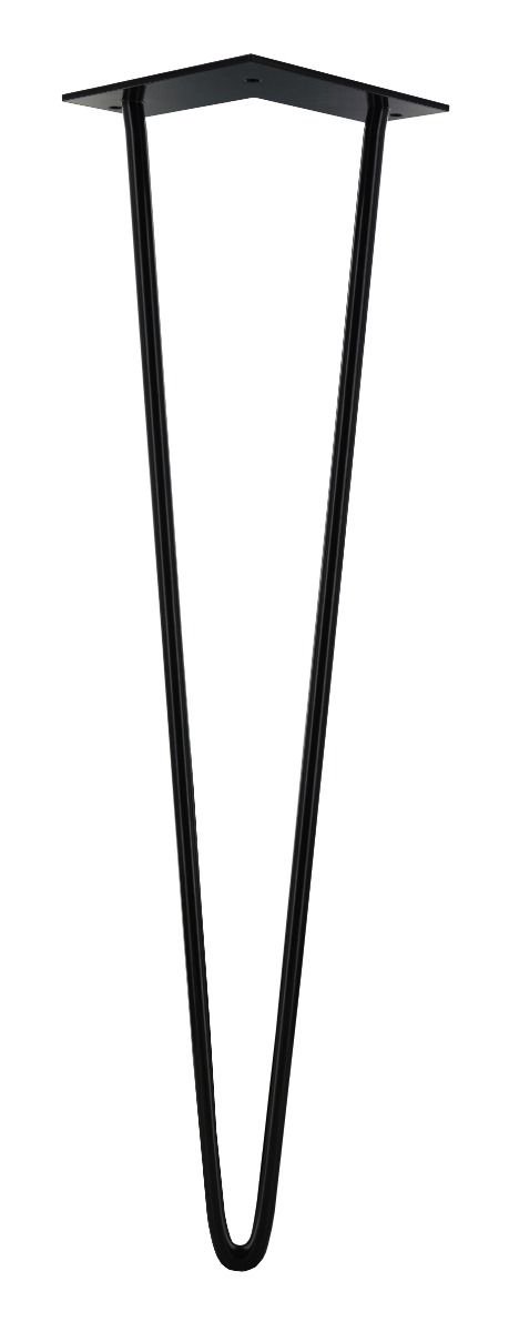 Maclean Design Tafelpoot Hairpin - Staal - Zwart - 50cm