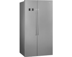 SMEG SBS63XDE - Amerikaanse Koelkast - 580 Liter - No Frost - RVS Look - Side by Side - MultiFlow - Energieklasse E