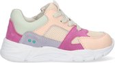 BunniesJR 224341-570 Meisjes Lage Sneakers - Roze/Beige/Mint/Lila - Imitatieleer - Veters