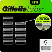 GilletteLabs - Recharges De Lames - Avec Barre Exfoliante - 9 Recharges