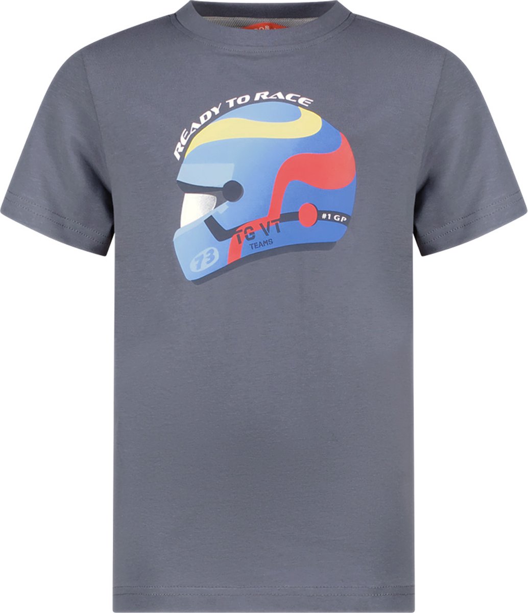 TYGO & vito X402-6428 Jongens T-shirt - Grey - Maat 110-116