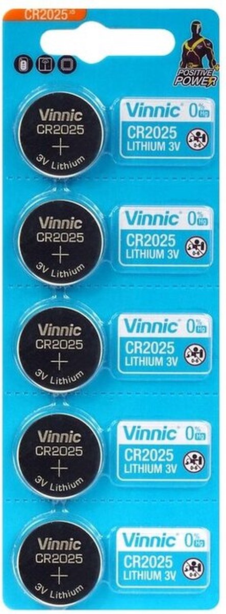 Vinnic CR2025 Lithium batterij 50 stuks