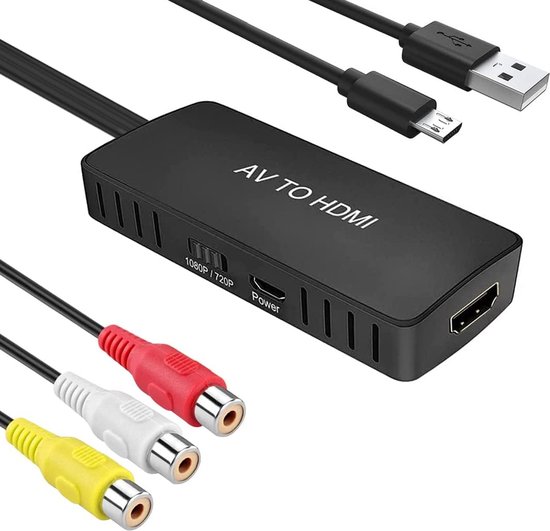 BNC naar HDMI video-omzetter, 1080P / 720P BNC naar HDMI HD-adapter Compatibel met HDCP HDMI1.3 bewakingsmonitor BNC naar HDMI video-omzetter, 1080P / 720P BNC naar HDMI HD-adapter Compatibel met HDCP HDMI1.3 bewakingsmonitor
