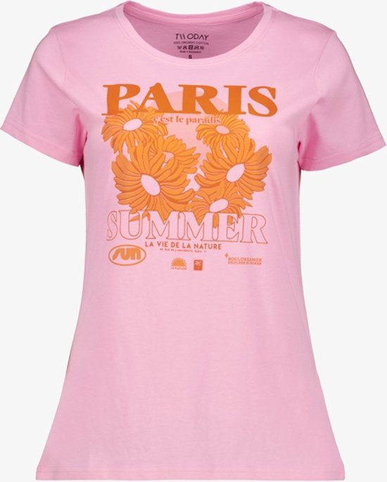 TwoDay dames T-shirt roze - Maat 3XL