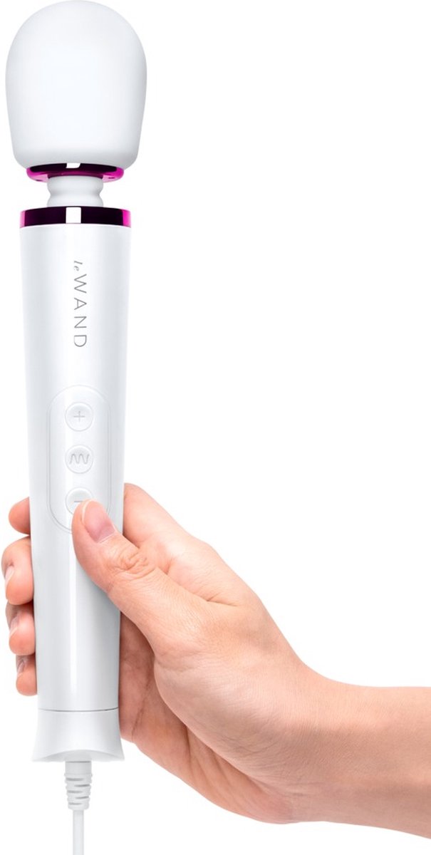 Le Wand Powerful Petite Plug-In Vibrerende Massage Vibrator Wit