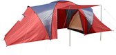 Tente de camping Cosmo Casa - Tente 4 personnes - Tente dôme - Tente igloo - Tente Festival - 4 personnes - Rouge