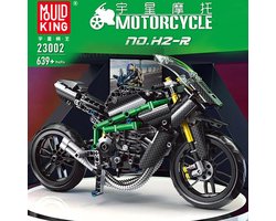 Mould King 23002 - Kawasaki H2R - 639 onderdelen - Technic - Past op bekende merken - Bouwset - Motor
