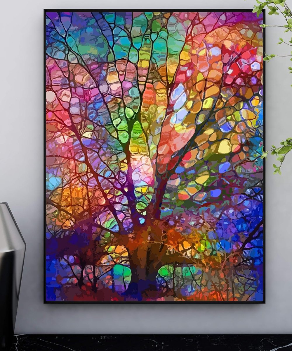 Schilderen op nummer Acrylpigmenttekening Schilderwerk 16 x 20 Inches