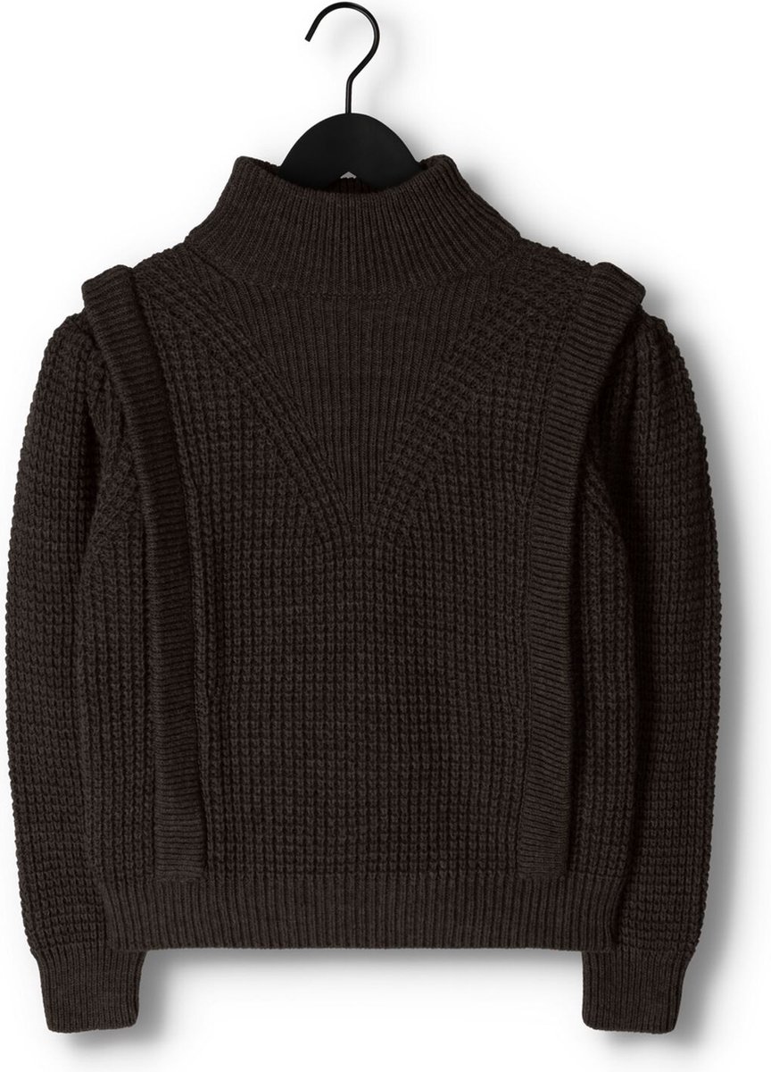 Levete Room Lr-kalima 15 Pullover Truien & vesten Dames - Sweater - Hoodie - Vest- Bruin - Maat XS