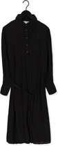 Minus Lasina Solid Shirtdress Robes - Zwart