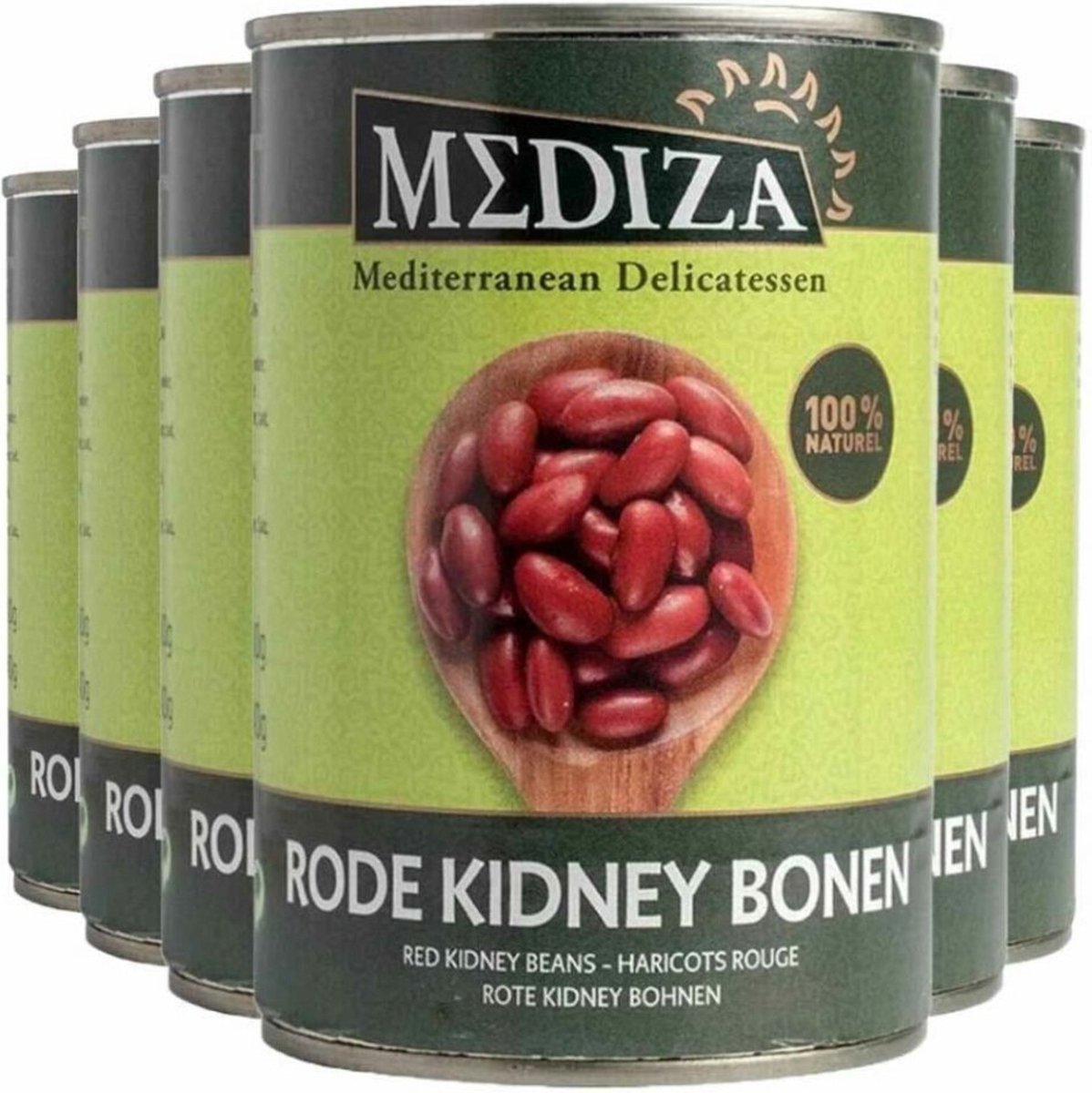 6x Mediza Rode Kidney Bonen 400 gr