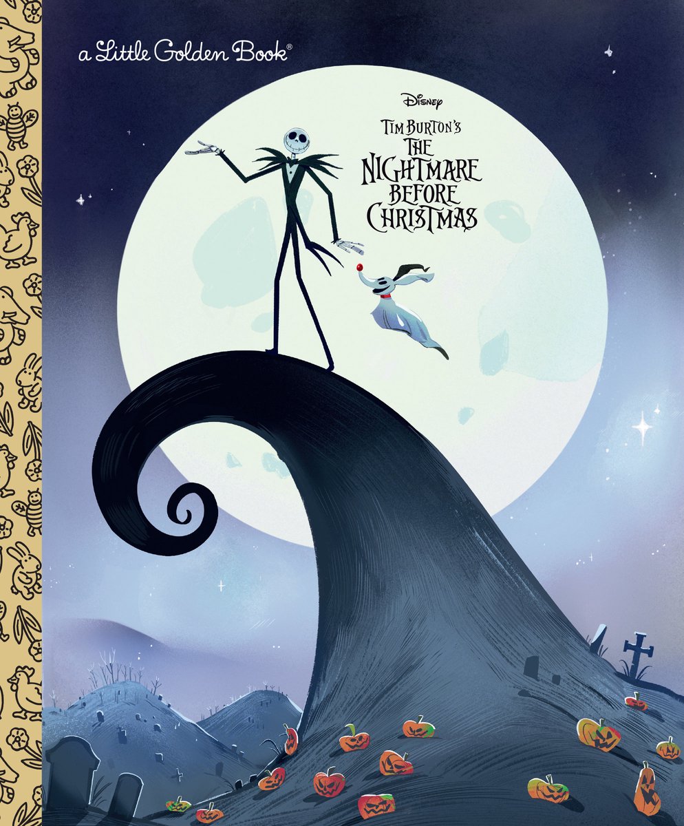 Little Golden Book- Tim Burton's The Nightmare Before Christmas (Disney) - Golden Books