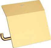 Hansgrohe Addstoris closetrolhouder met klep polished gold optic