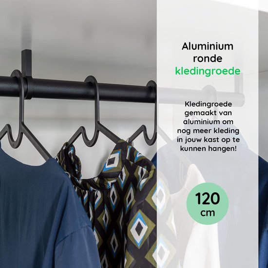 Huishoudelijke Broekstang Aluminiumlegering Kledingkast Ophangstang, Uittrekbare Kledingkaststang 30-80 Cm, Kledingkast Ophangstang, Kledingkast Broek En Jas Organizer(400mm/15.7inch