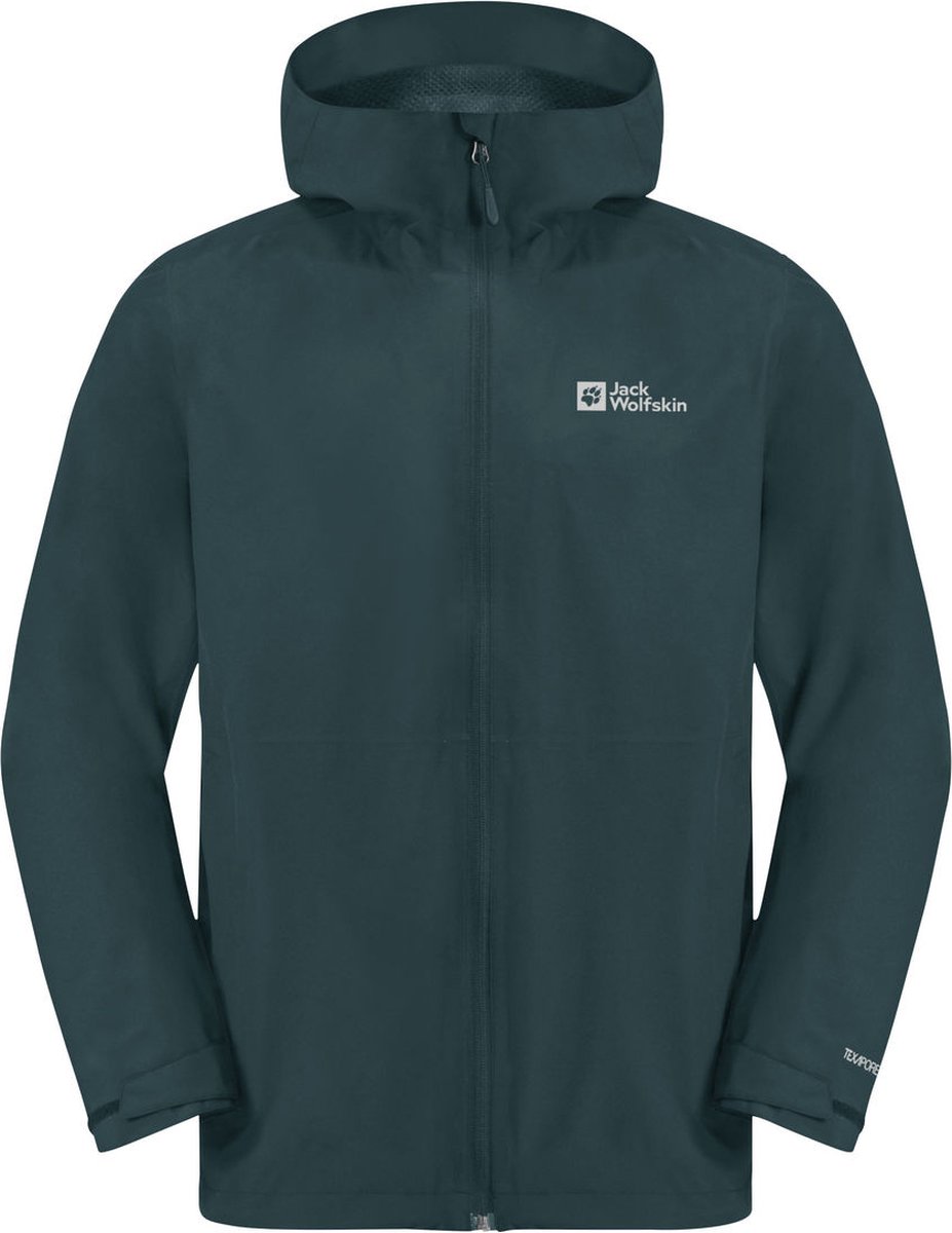 Jack Wolfskin ROBURY 2L JKT M Heren Outdoorshirt Emerald