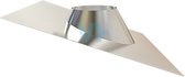 Plakplaat voor schuin dak aluminium. 0-35° DW Ø80 mm