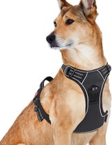 Filo Anti Trek Hondentuig Maat XL met Hondenriem - Y Tuig Hond Verstelbaar - Hondenharnas met Hondenlijn - Honden Tuigje - Leiband Hond - Hondentuigje - Extra Large - Riem