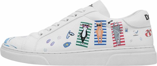 DOGO Ace Dames Sneakers - Cats on the Beach 39