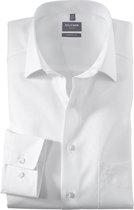OLYMP Luxor comfort fit overhemd - mouwlengte 7 - wit - Strijkvrij - Boordmaat: 44
