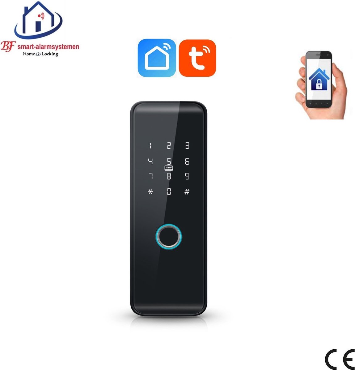 Bluetooth-toegangscontrole door vingerafdruk,ID-kaart,wachtwoord, of met bediening via APP. T-1145