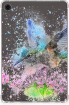 Housse adaptée au Samsung Galaxy Tab A9 Plus Print Case Vogel avec côtés transparents