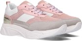 Apples & Pears B0011500 Lage sneakers - Leren Sneaker - Meisjes - Roze - Maat 39