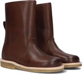 Du Loua Du Lodi Enkellaarsjes - Enkelboots met rits - Kids - Bruin - Maat 30