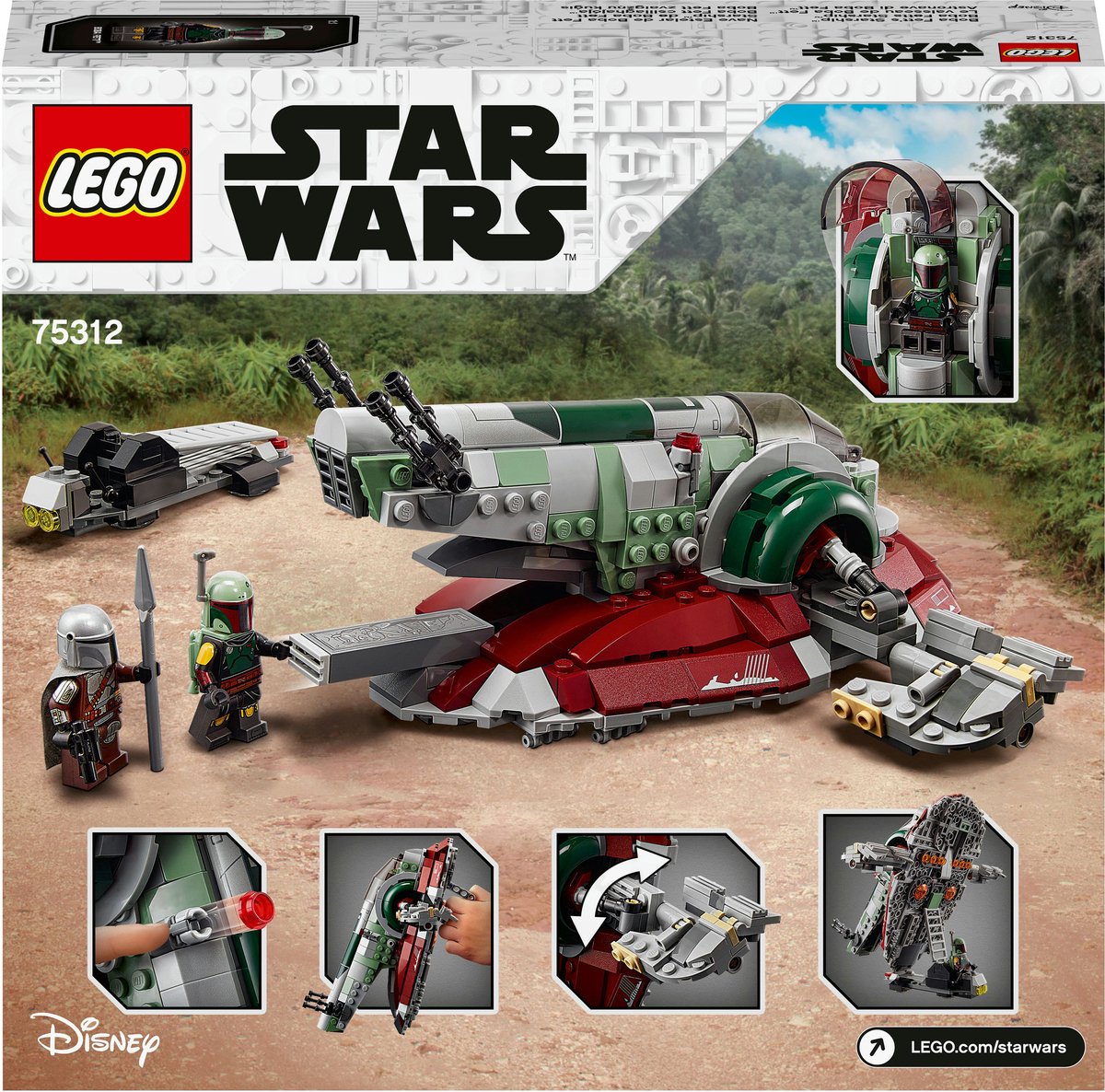 LEGO Star Wars™ Boba Fett's sterrenschip™ 75312 — afbeelding 4