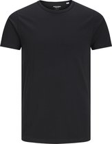 JJEBASIC V-NECK TEE S/S NOOS | Jack&Jones | T-shirt | Katoen | Zwart