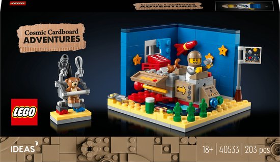 Lego Ideas Avonturen van de Kartonnen Kinderraket - 40533