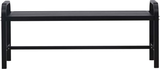 Banc de jardin Cascais noir.