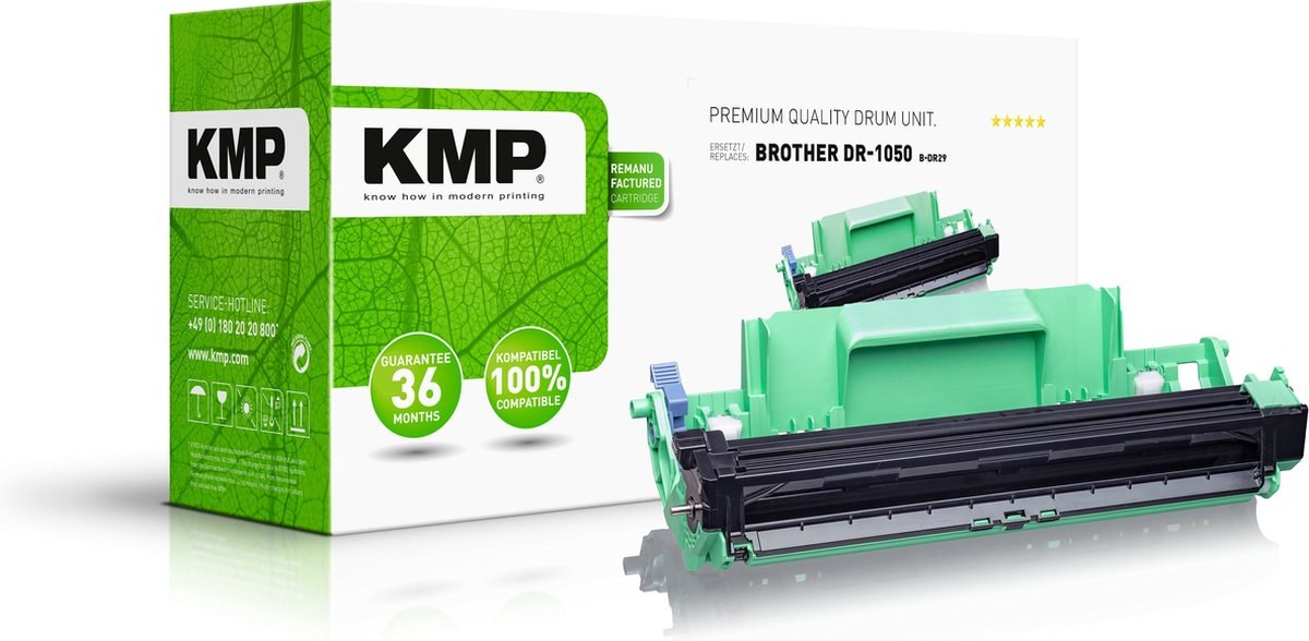 KMP Drum unit vervangt Brother DR-1050, DR1050 Compatibel Zwart 10000 bladzijden B-DR29