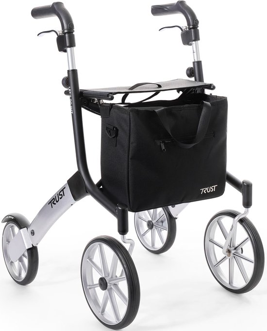 Let's Go Out rollator - Zwart - Trustcare
