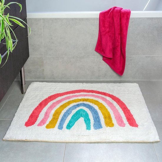 tapis de bain Rainbow - coton 50 x 80 cm