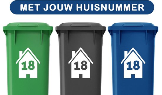 Container Stickers XL - Extra Groot A4 Formaat - Voordeelset 3 stuks ...