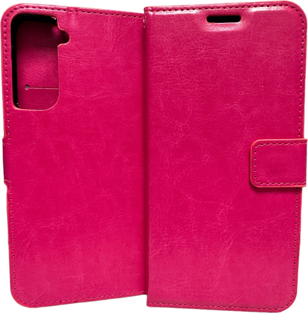 Portemonnee Book Case Hoesje Geschikt voor: Samsung Galaxy S21 Plus - roze