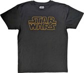Disney Star Wars - Logo Outline Heren T-shirt - M - Zwart