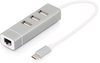 USB Hub Digitus DA-70253 Aluminium