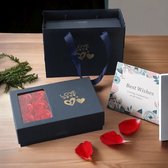 AliRose - Cadeau Box - 6 Zeep Rozen - Geschenkset - Sieraad Niet Inbegrepen - Valentijn - Romantiek - Amor - Liefde - Love - Partner - Cadeau - Aanzoek - Bruiloft - TikTok - Instagram