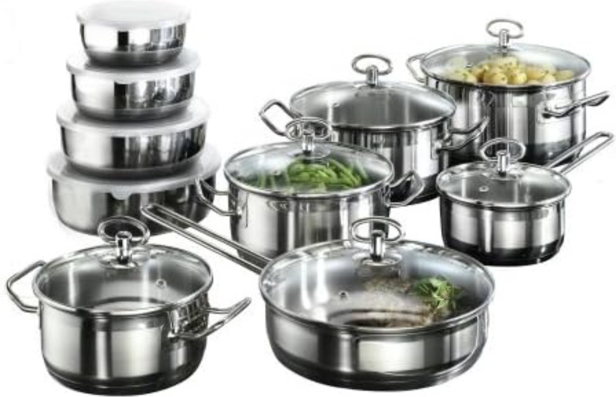 Kookpotten - Kookpottenset - Pannenset - Kookpotten Set - Kookpottenset Inductie