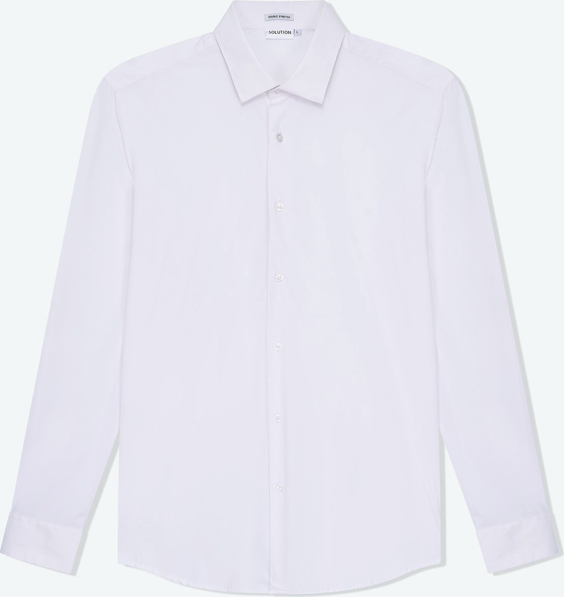 Stretch shirt Felix White - XXL - Solution Clothing