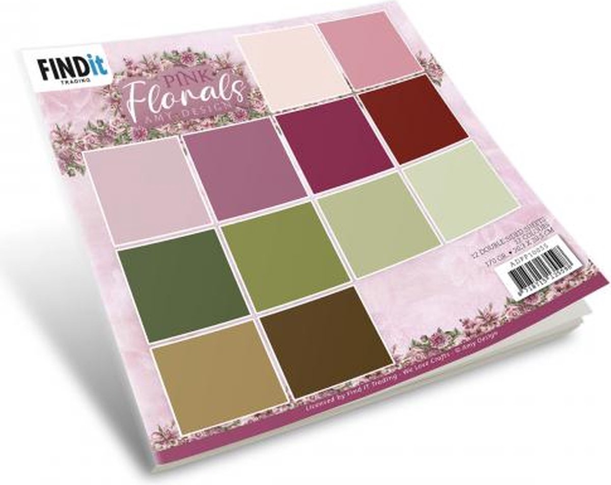 Paperpack - Amy Design - Pink Florals - Solid Colours