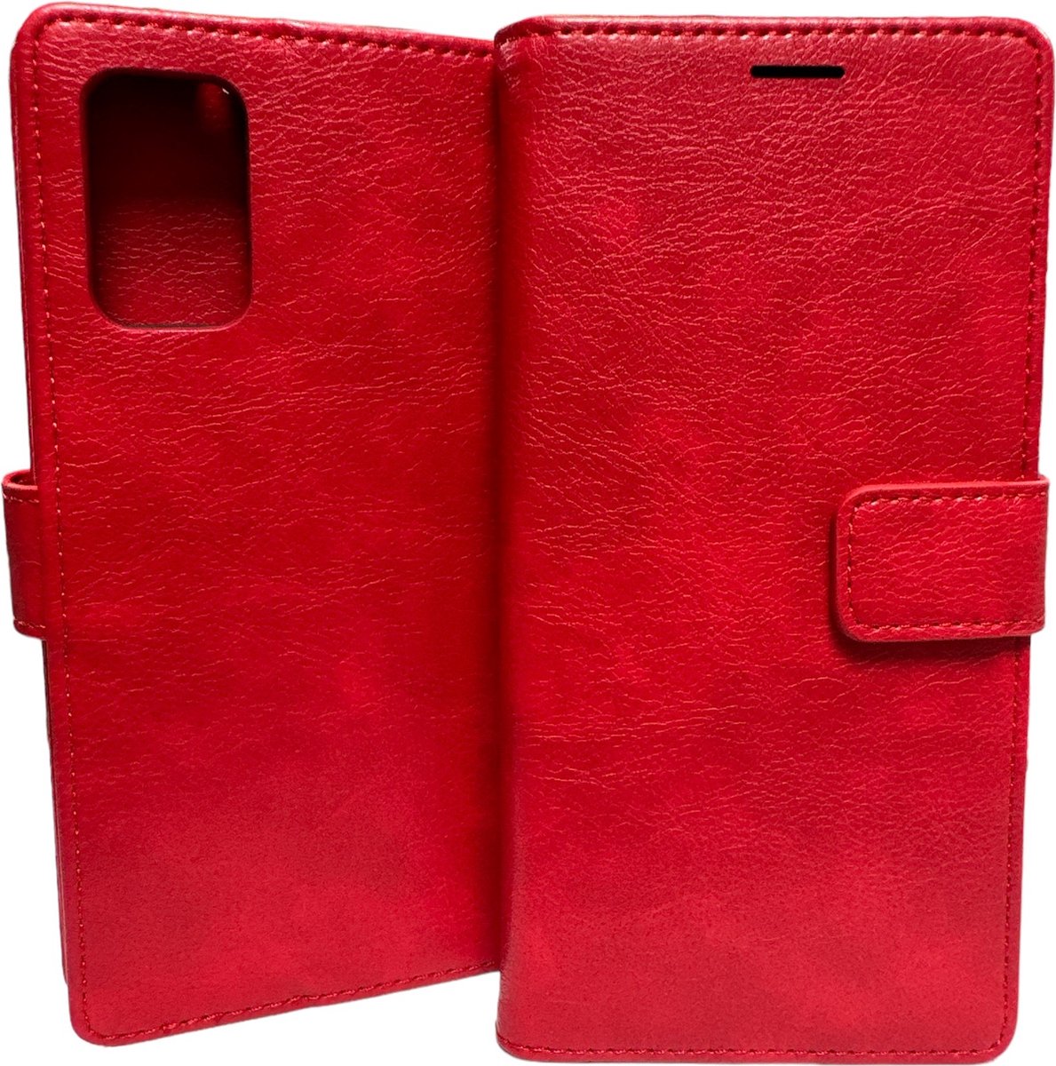Portemonnee Book Case Hoesje Geschikt voor: Samsung Galaxy S20 Plus rood