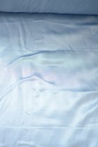 Satijn uni lichtblauw 1 meter - modestoffen voor naaien - stoffen Stoffenboetiek