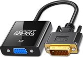 AdroitGoods DVI naar VGA-adapter - 1080P Full HD - Zwart