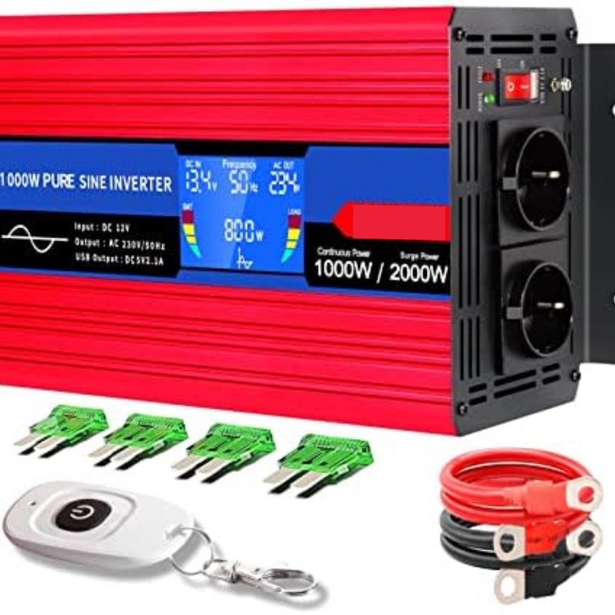 Omvormer 12v 230v - Omvormer 24v 230v - Omvormer koelbox